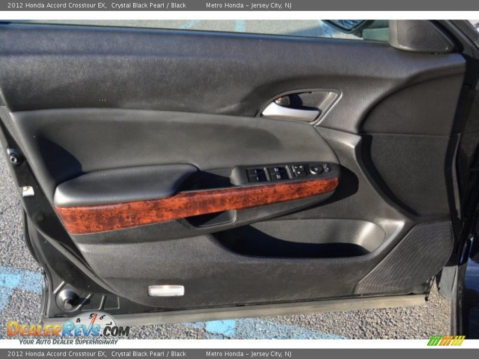 2012 Honda Accord Crosstour EX Crystal Black Pearl / Black Photo #9