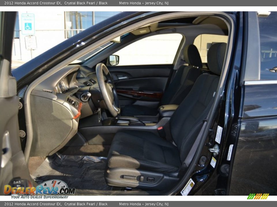 2012 Honda Accord Crosstour EX Crystal Black Pearl / Black Photo #12