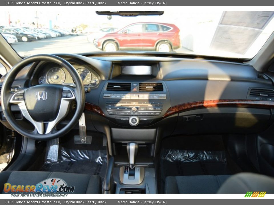 2012 Honda Accord Crosstour EX Crystal Black Pearl / Black Photo #14