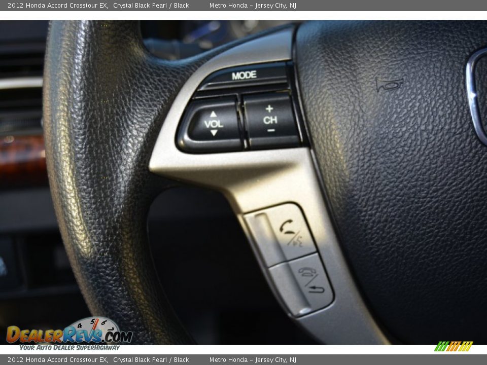 2012 Honda Accord Crosstour EX Crystal Black Pearl / Black Photo #18
