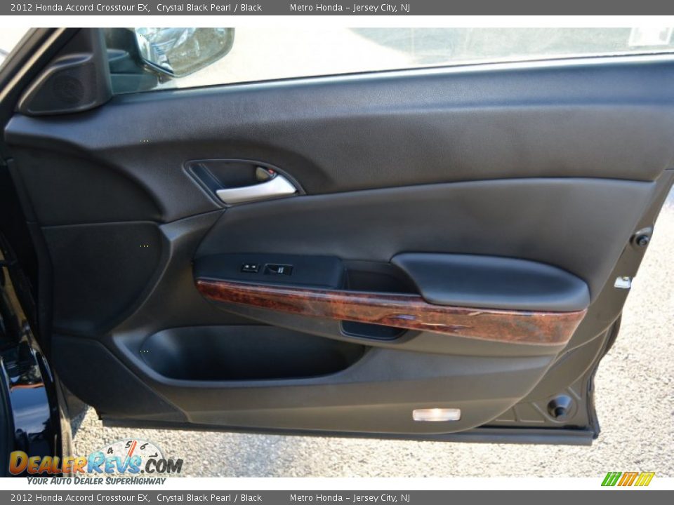 2012 Honda Accord Crosstour EX Crystal Black Pearl / Black Photo #26