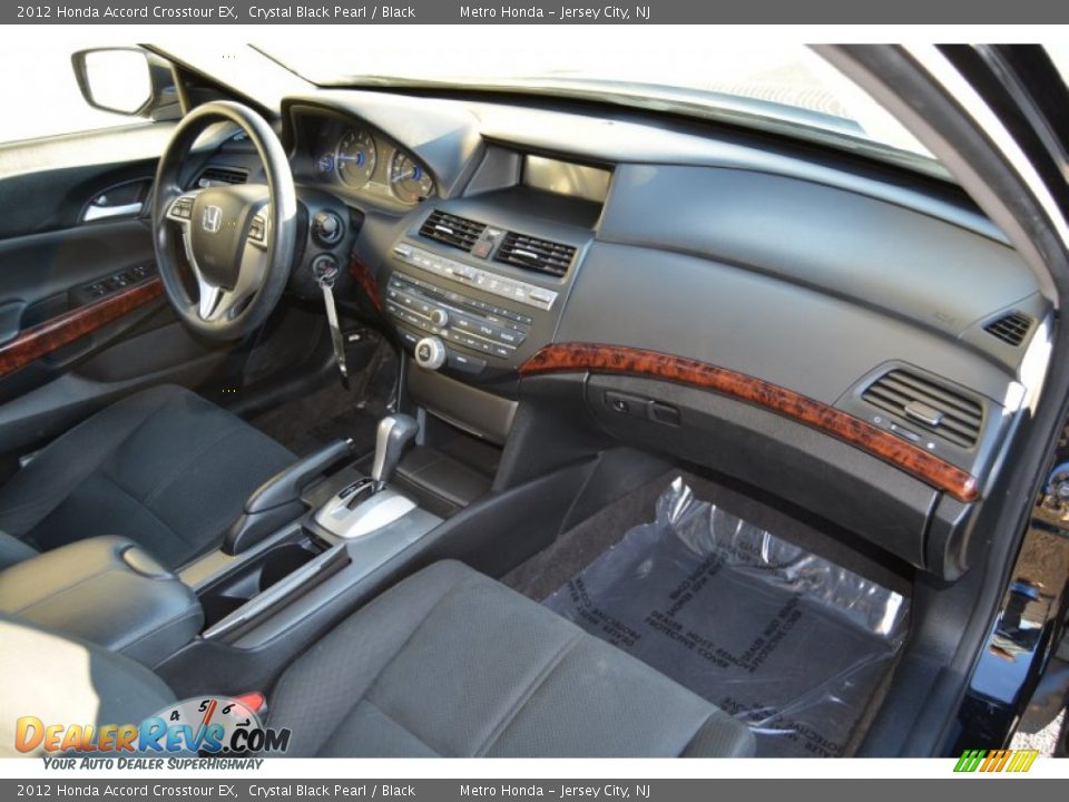 2012 Honda Accord Crosstour EX Crystal Black Pearl / Black Photo #27