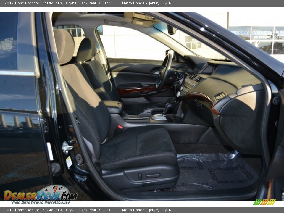 2012 Honda Accord Crosstour EX Crystal Black Pearl / Black Photo #28