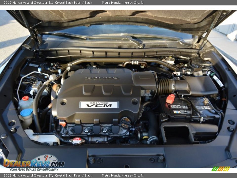 2012 Honda Accord Crosstour EX Crystal Black Pearl / Black Photo #29