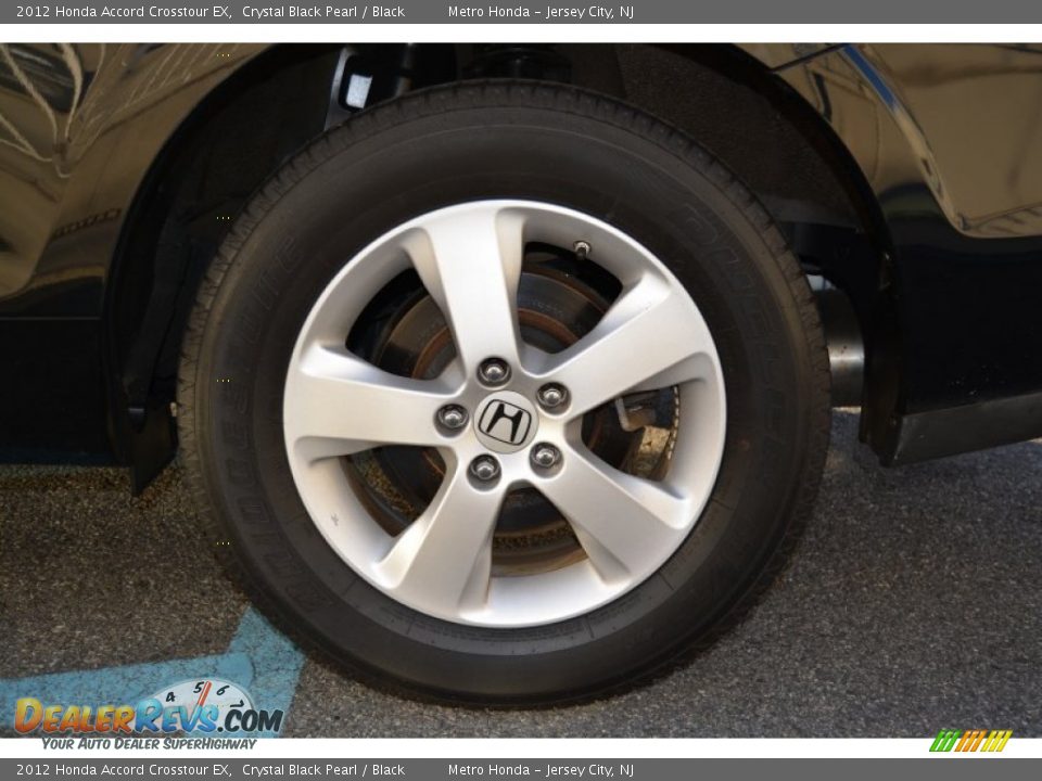 2012 Honda Accord Crosstour EX Crystal Black Pearl / Black Photo #31
