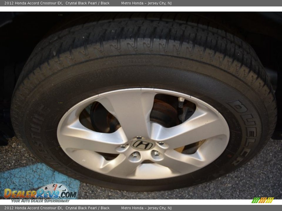 2012 Honda Accord Crosstour EX Crystal Black Pearl / Black Photo #32