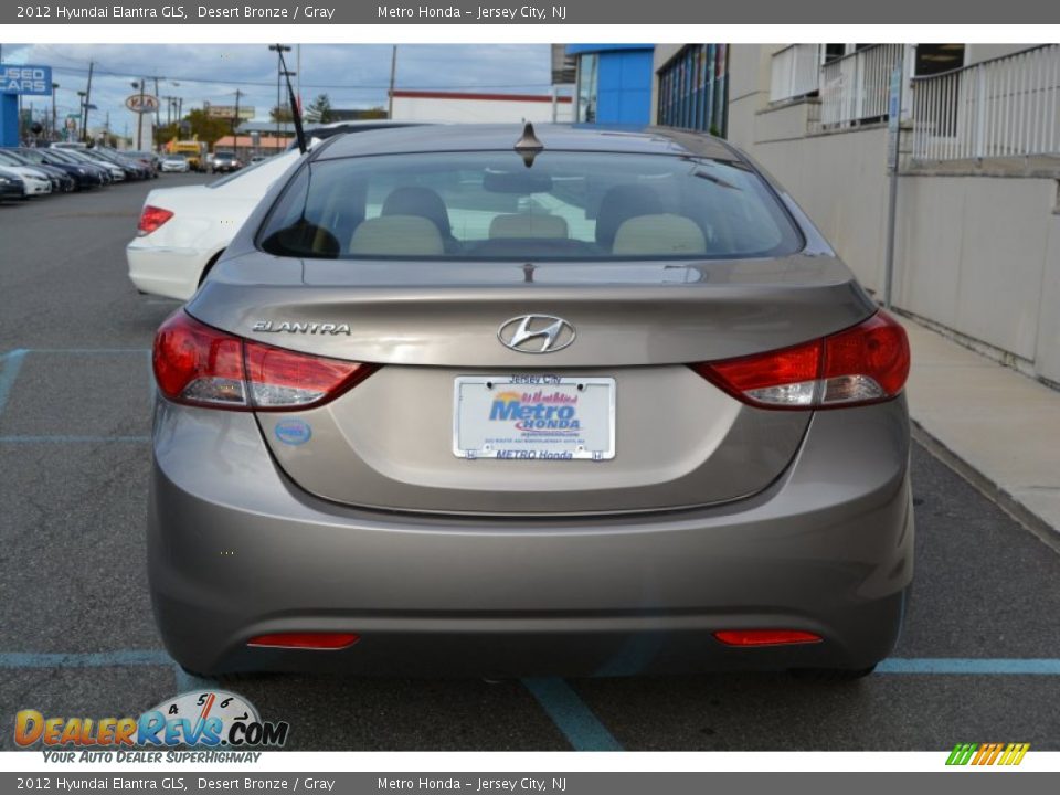 2012 Hyundai Elantra GLS Desert Bronze / Gray Photo #4