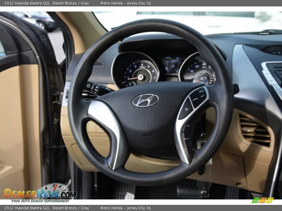 2012 Hyundai Elantra GLS Desert Bronze / Gray Photo #16