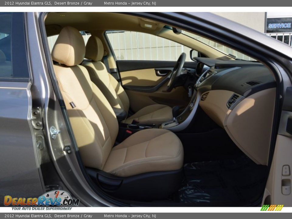 2012 Hyundai Elantra GLS Desert Bronze / Gray Photo #24