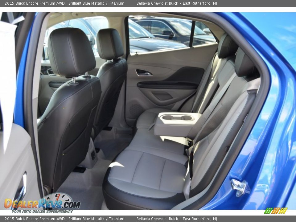 2015 Buick Encore Premium AWD Brilliant Blue Metallic / Titanium Photo #12