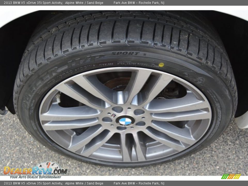 2013 BMW X5 xDrive 35i Sport Activity Alpine White / Sand Beige Photo #34