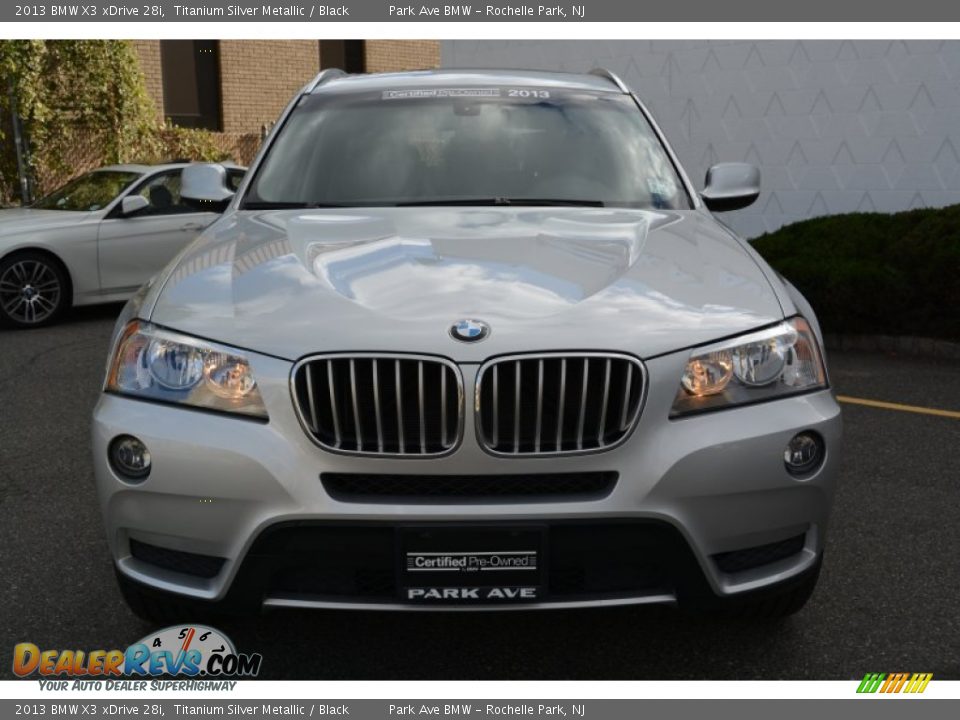 2013 BMW X3 xDrive 28i Titanium Silver Metallic / Black Photo #7