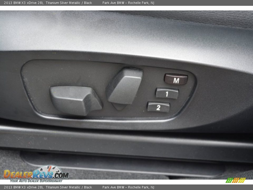 2013 BMW X3 xDrive 28i Titanium Silver Metallic / Black Photo #12