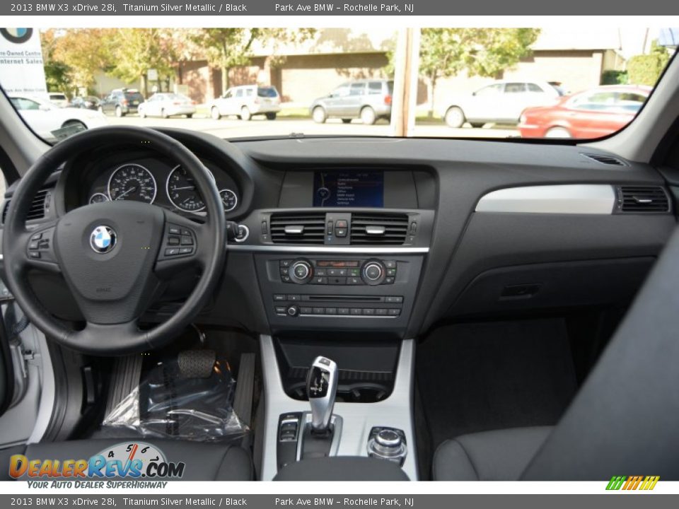 2013 BMW X3 xDrive 28i Titanium Silver Metallic / Black Photo #15