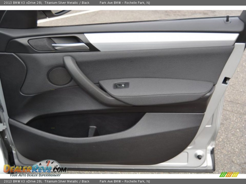 2013 BMW X3 xDrive 28i Titanium Silver Metallic / Black Photo #26