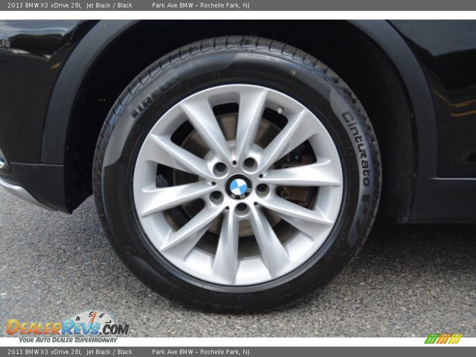 2013 BMW X3 xDrive 28i Jet Black / Black Photo #32