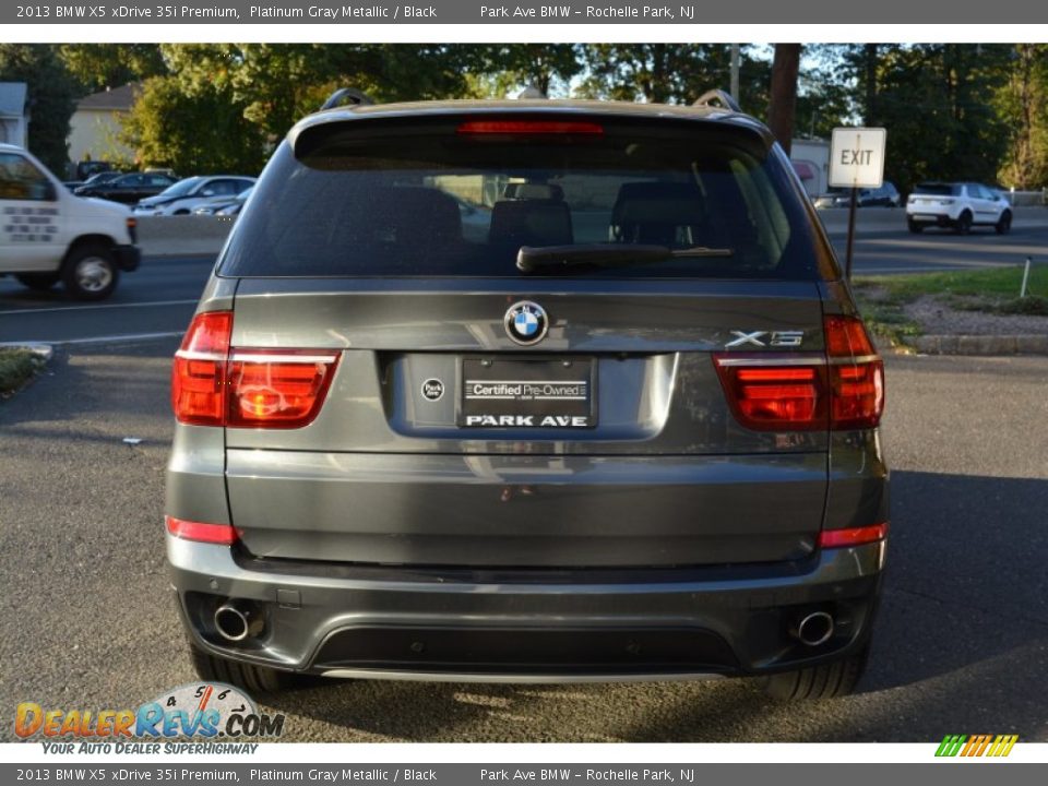 2013 BMW X5 xDrive 35i Premium Platinum Gray Metallic / Black Photo #4