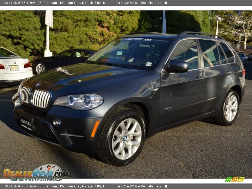 2013 BMW X5 xDrive 35i Premium Platinum Gray Metallic / Black Photo #6
