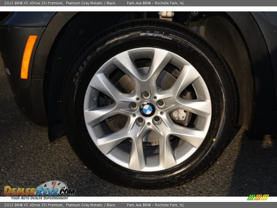 2013 BMW X5 xDrive 35i Premium Platinum Gray Metallic / Black Photo #31