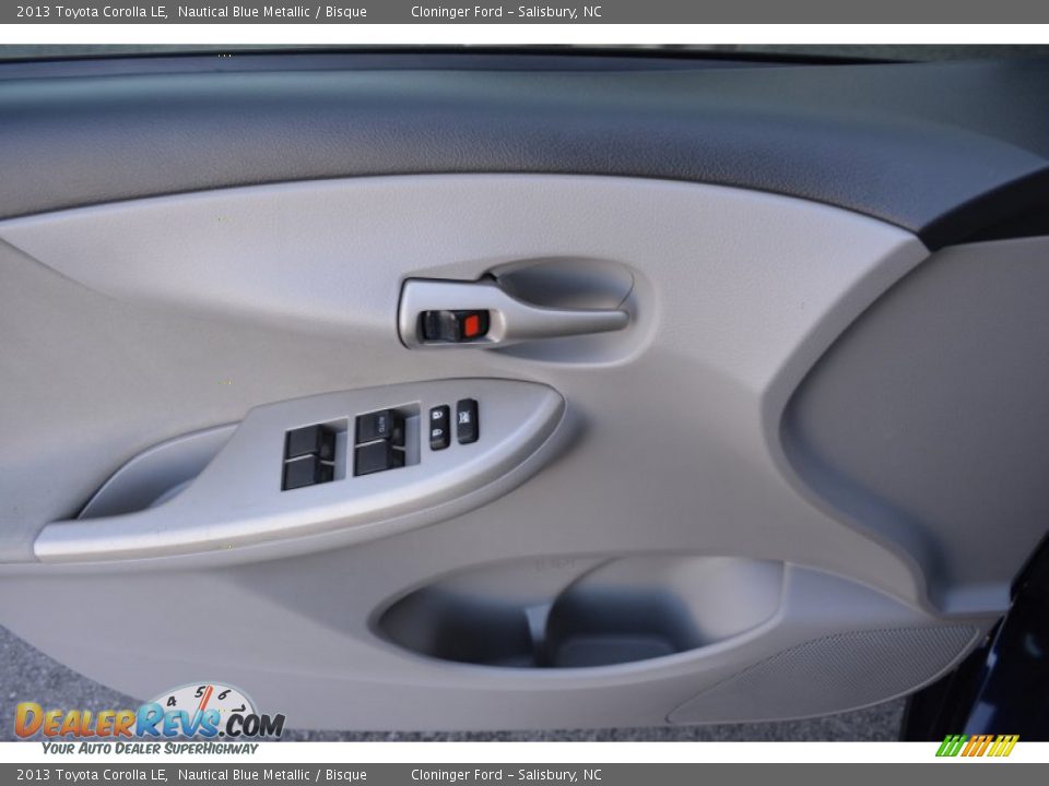 2013 Toyota Corolla LE Nautical Blue Metallic / Bisque Photo #9