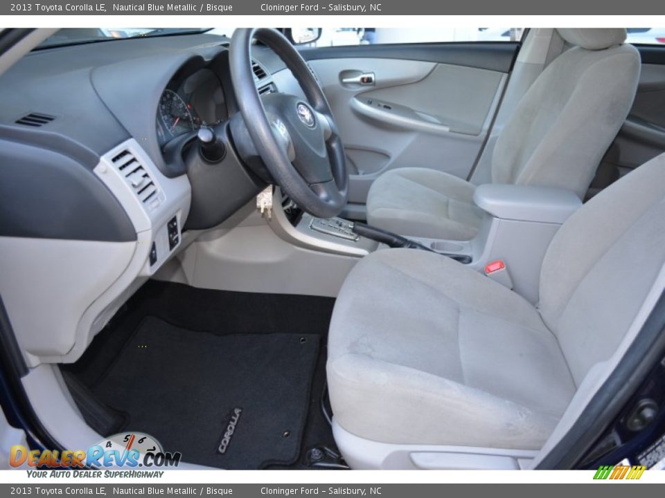2013 Toyota Corolla LE Nautical Blue Metallic / Bisque Photo #10