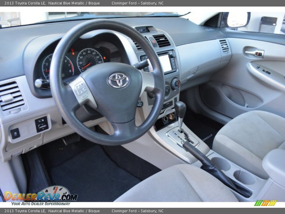 2013 Toyota Corolla LE Nautical Blue Metallic / Bisque Photo #11