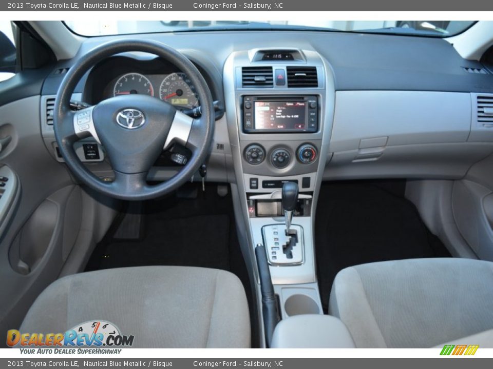 2013 Toyota Corolla LE Nautical Blue Metallic / Bisque Photo #12
