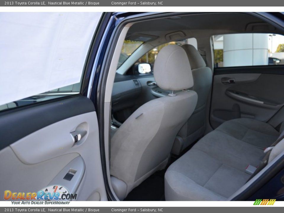 2013 Toyota Corolla LE Nautical Blue Metallic / Bisque Photo #13