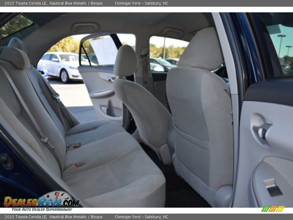 2013 Toyota Corolla LE Nautical Blue Metallic / Bisque Photo #15