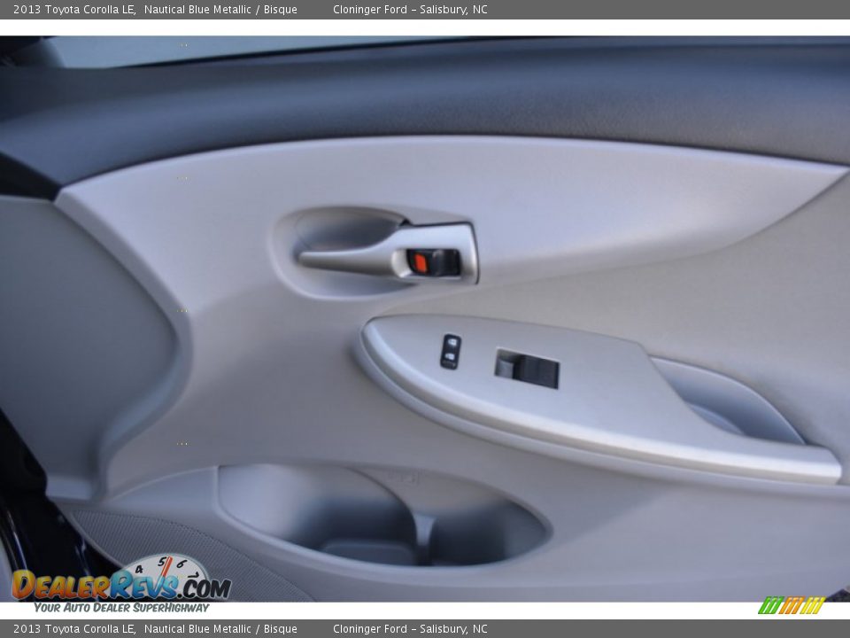 2013 Toyota Corolla LE Nautical Blue Metallic / Bisque Photo #16