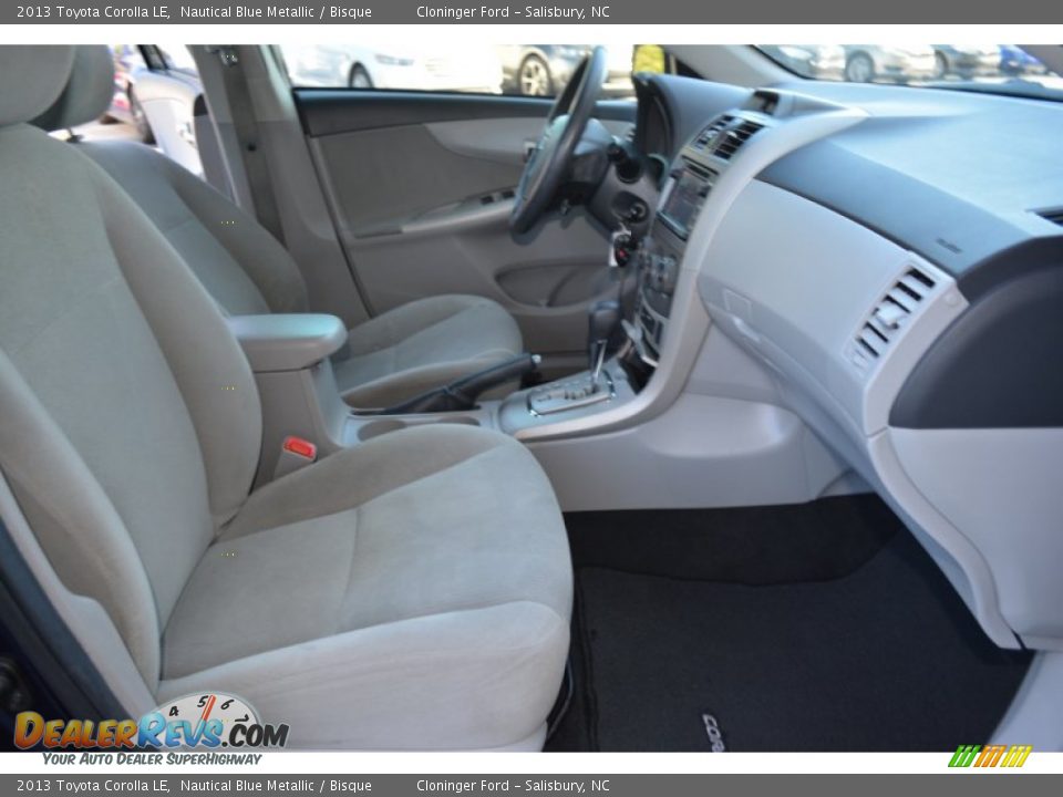 2013 Toyota Corolla LE Nautical Blue Metallic / Bisque Photo #17