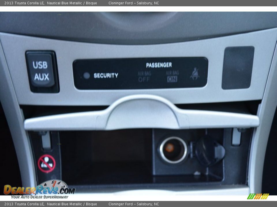 2013 Toyota Corolla LE Nautical Blue Metallic / Bisque Photo #21