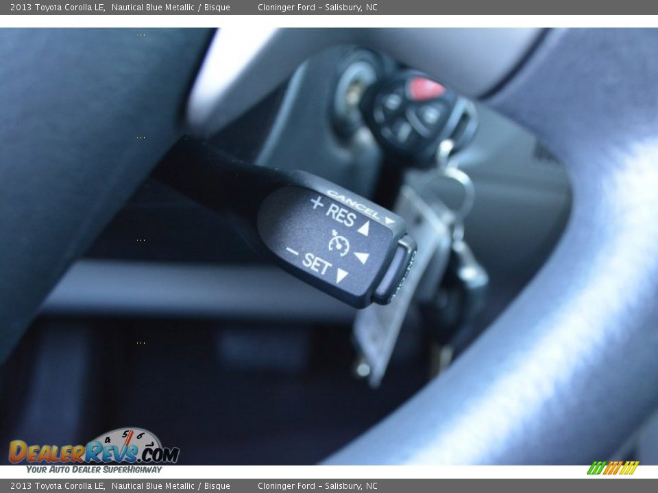 2013 Toyota Corolla LE Nautical Blue Metallic / Bisque Photo #23
