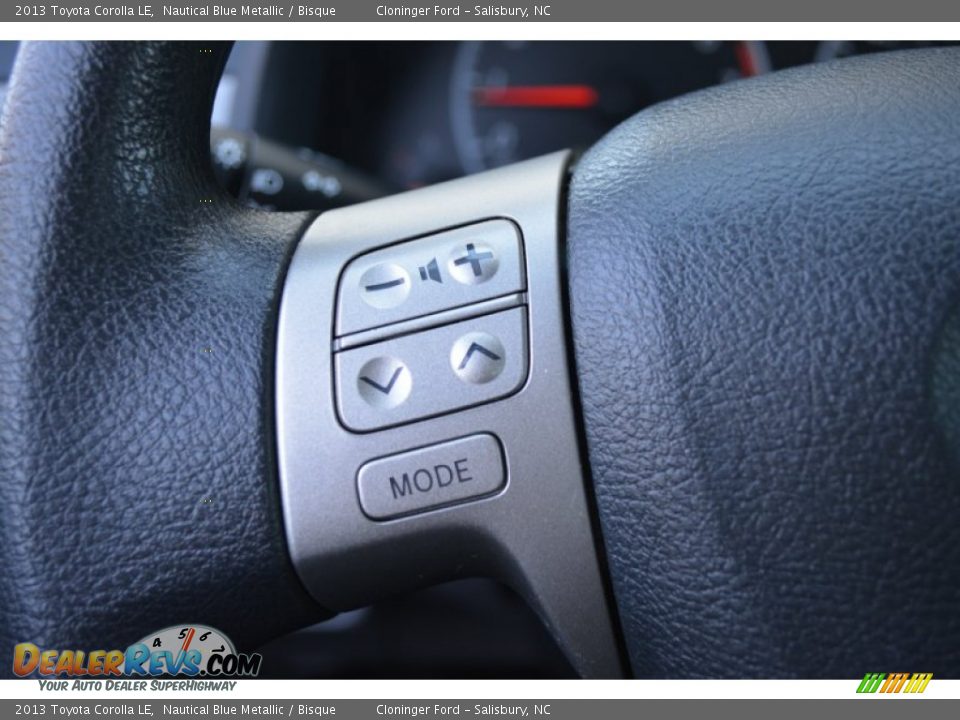 2013 Toyota Corolla LE Nautical Blue Metallic / Bisque Photo #24