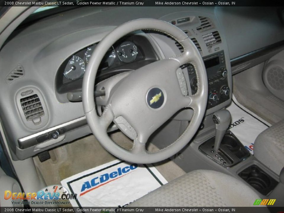 2008 Chevrolet Malibu Classic LT Sedan Golden Pewter Metallic / Titanium Gray Photo #4