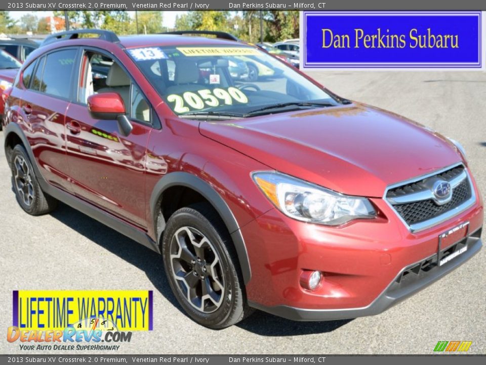 2013 Subaru XV Crosstrek 2.0 Premium Venetian Red Pearl / Ivory Photo #1