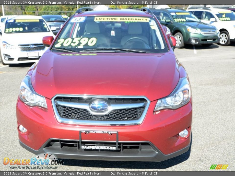 2013 Subaru XV Crosstrek 2.0 Premium Venetian Red Pearl / Ivory Photo #2