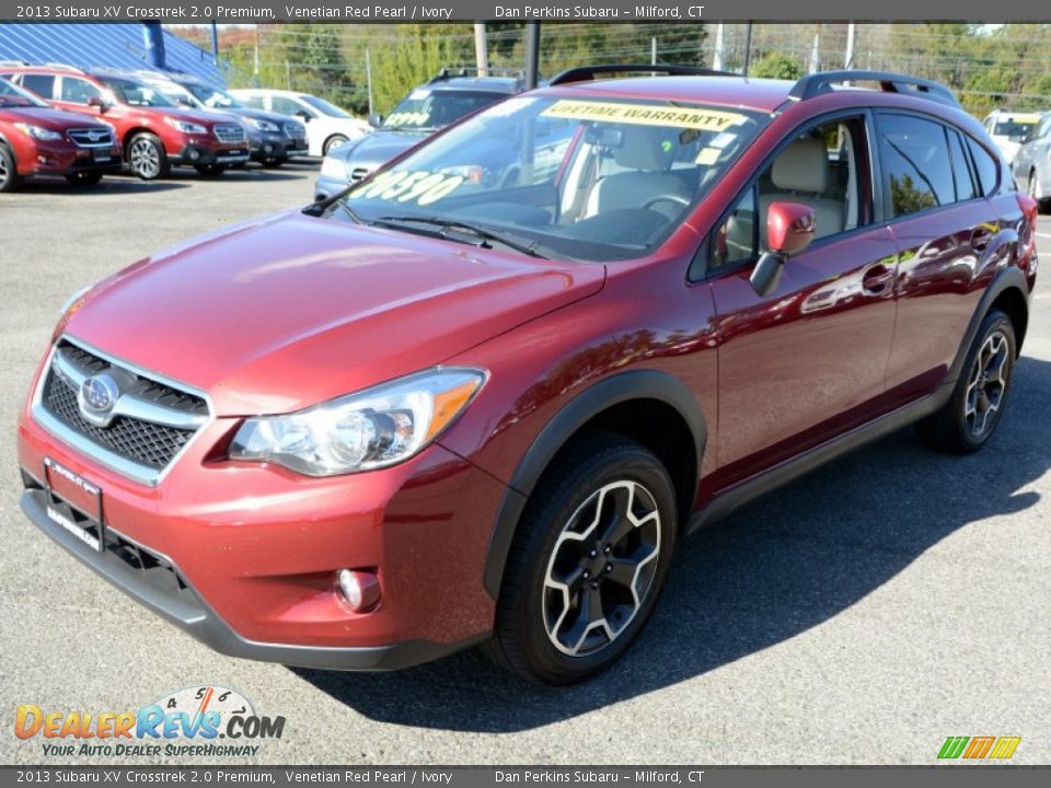 2013 Subaru XV Crosstrek 2.0 Premium Venetian Red Pearl / Ivory Photo #3