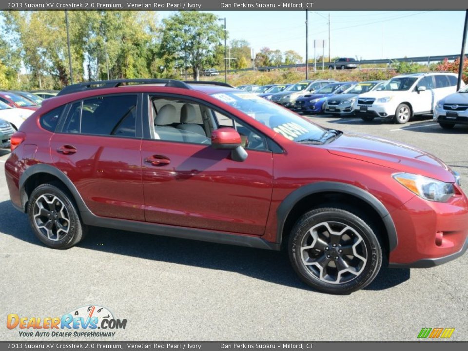 2013 Subaru XV Crosstrek 2.0 Premium Venetian Red Pearl / Ivory Photo #4