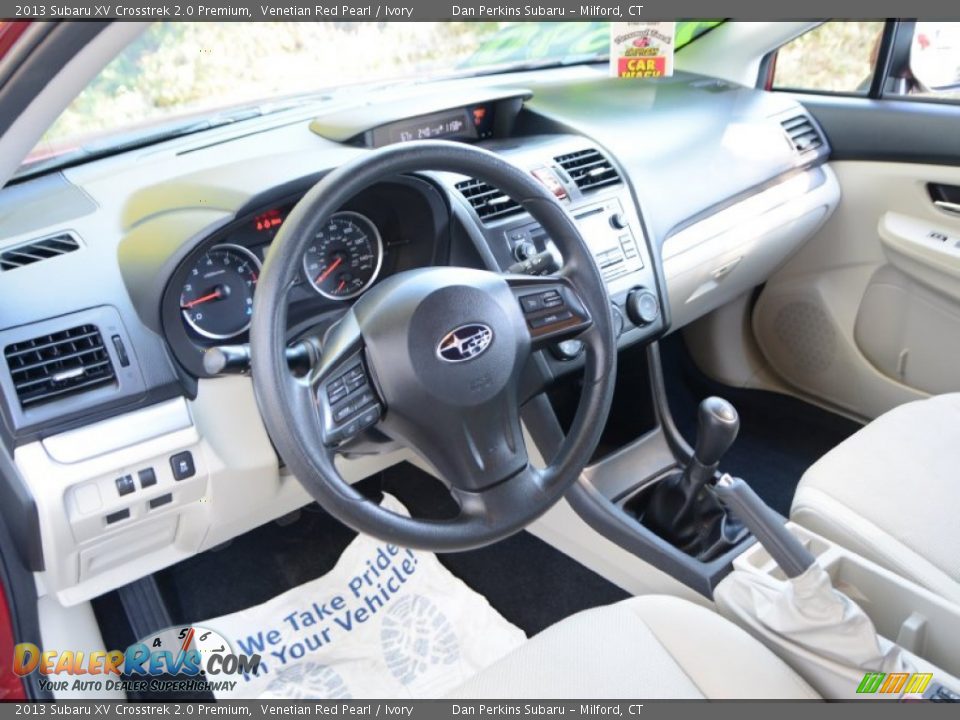 2013 Subaru XV Crosstrek 2.0 Premium Venetian Red Pearl / Ivory Photo #5