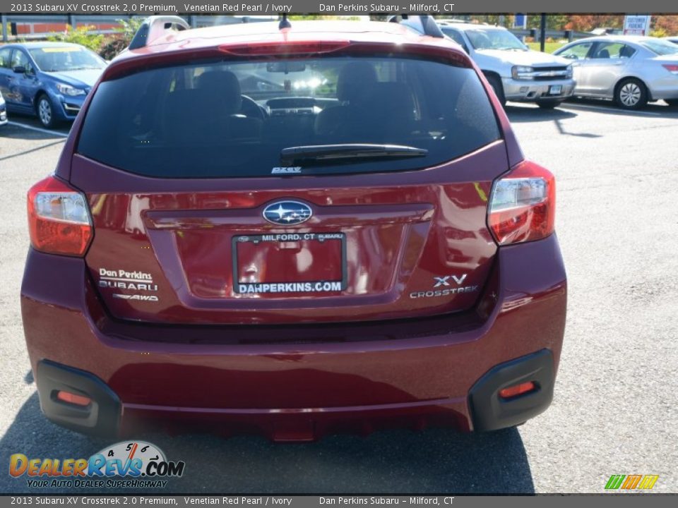 2013 Subaru XV Crosstrek 2.0 Premium Venetian Red Pearl / Ivory Photo #7