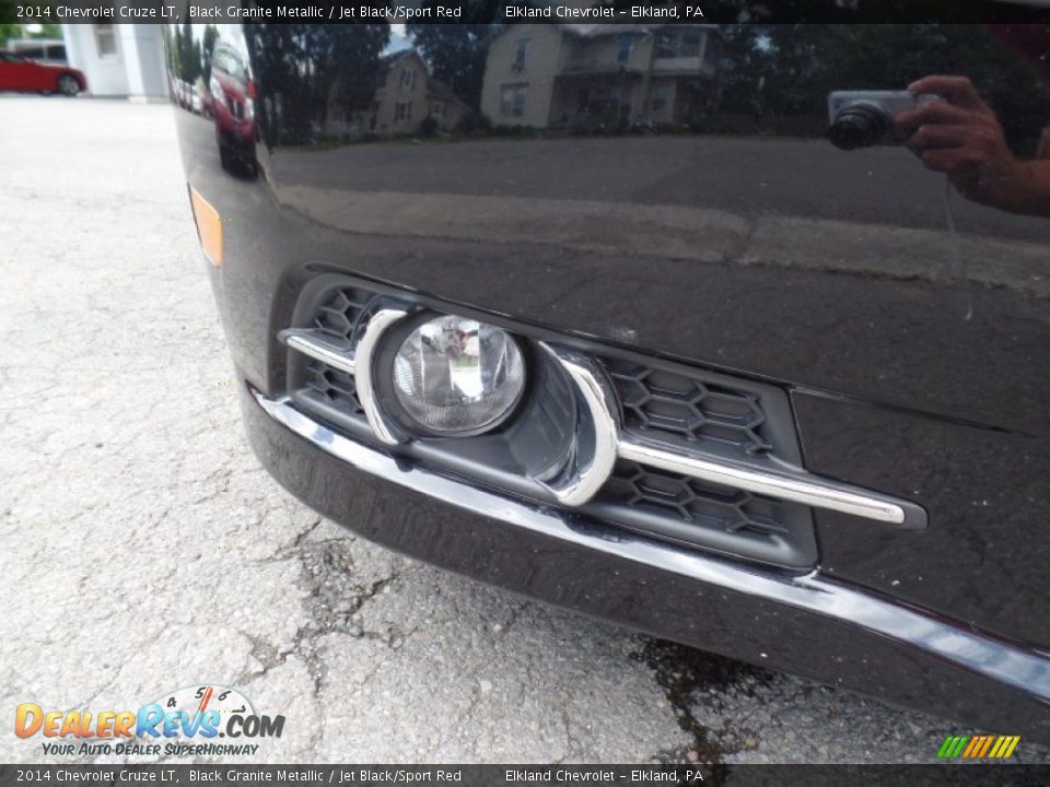 2014 Chevrolet Cruze LT Black Granite Metallic / Jet Black/Sport Red Photo #9