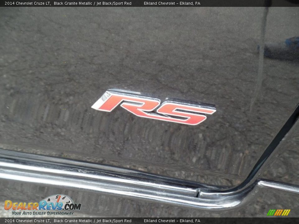 2014 Chevrolet Cruze LT Black Granite Metallic / Jet Black/Sport Red Photo #10