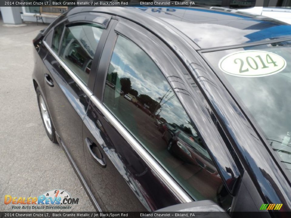 2014 Chevrolet Cruze LT Black Granite Metallic / Jet Black/Sport Red Photo #11