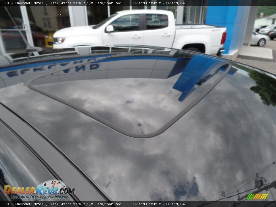 2014 Chevrolet Cruze LT Black Granite Metallic / Jet Black/Sport Red Photo #12