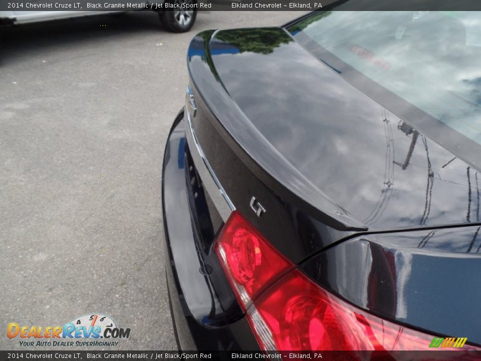 2014 Chevrolet Cruze LT Black Granite Metallic / Jet Black/Sport Red Photo #13