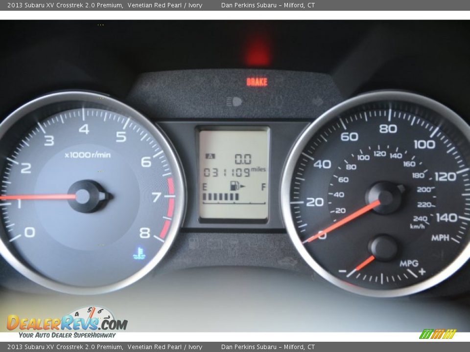 2013 Subaru XV Crosstrek 2.0 Premium Venetian Red Pearl / Ivory Photo #15
