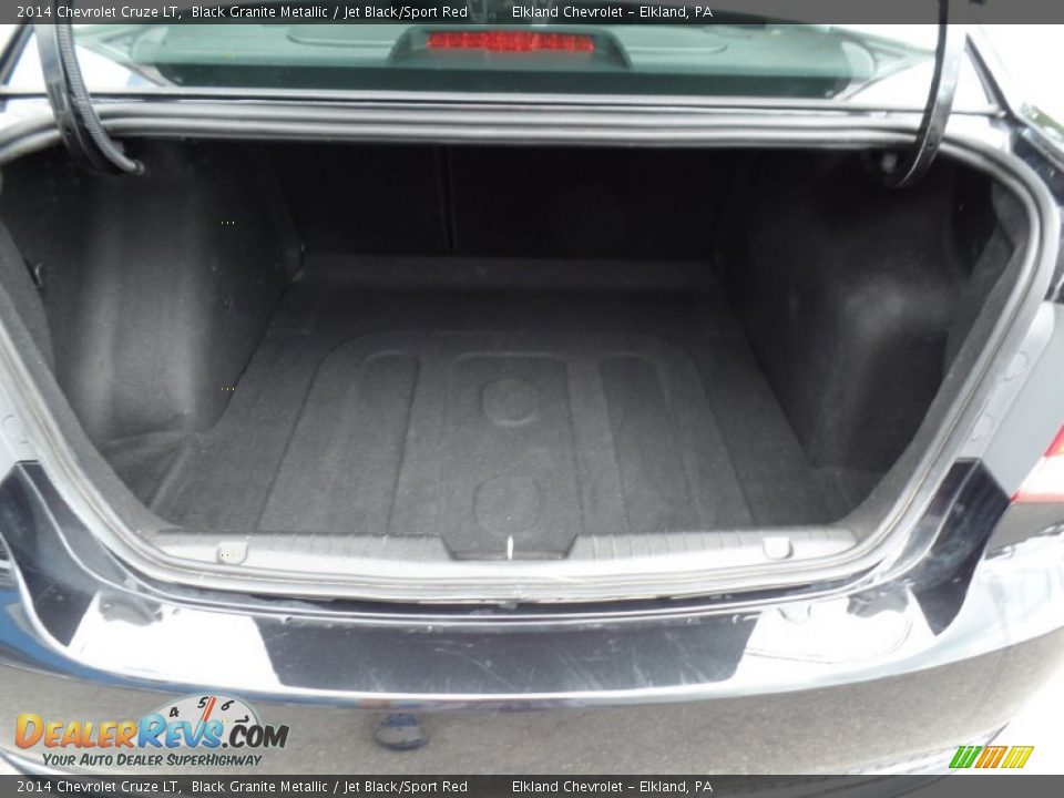 2014 Chevrolet Cruze LT Black Granite Metallic / Jet Black/Sport Red Photo #17