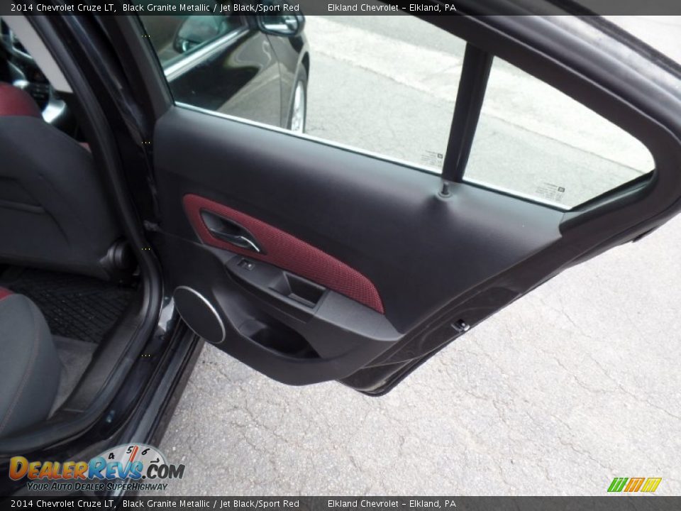 2014 Chevrolet Cruze LT Black Granite Metallic / Jet Black/Sport Red Photo #21