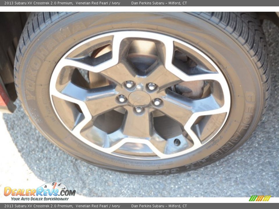 2013 Subaru XV Crosstrek 2.0 Premium Venetian Red Pearl / Ivory Photo #21